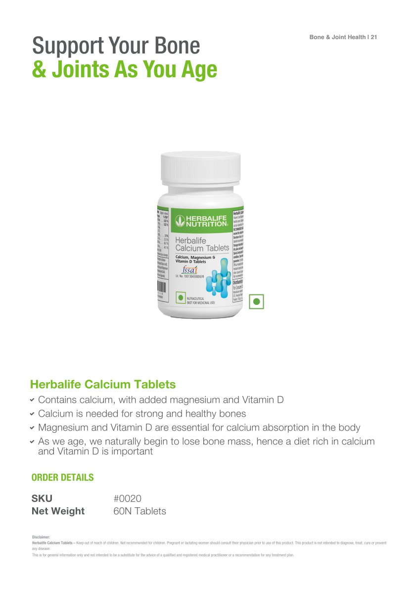 Herbalife Calcium Tablets